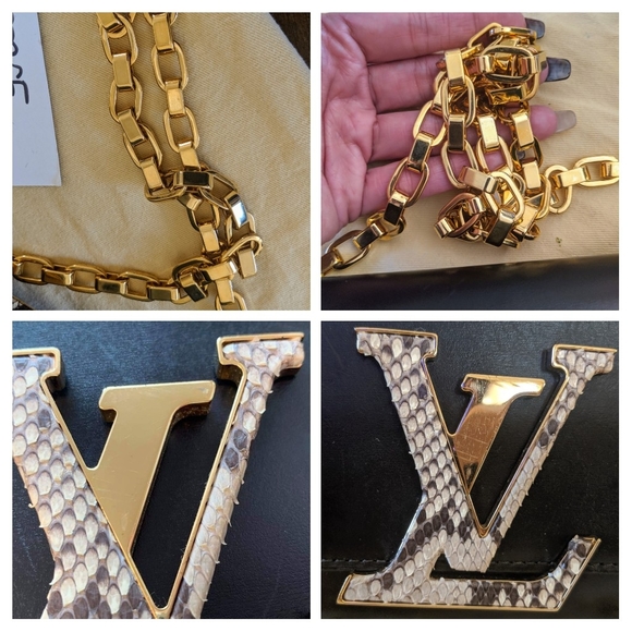 Authentic Louis Vuitton Louise Python GM Bog - Picture 2 of 8